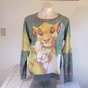 DISNEY Women’s Simba & Nala sweatshirt L